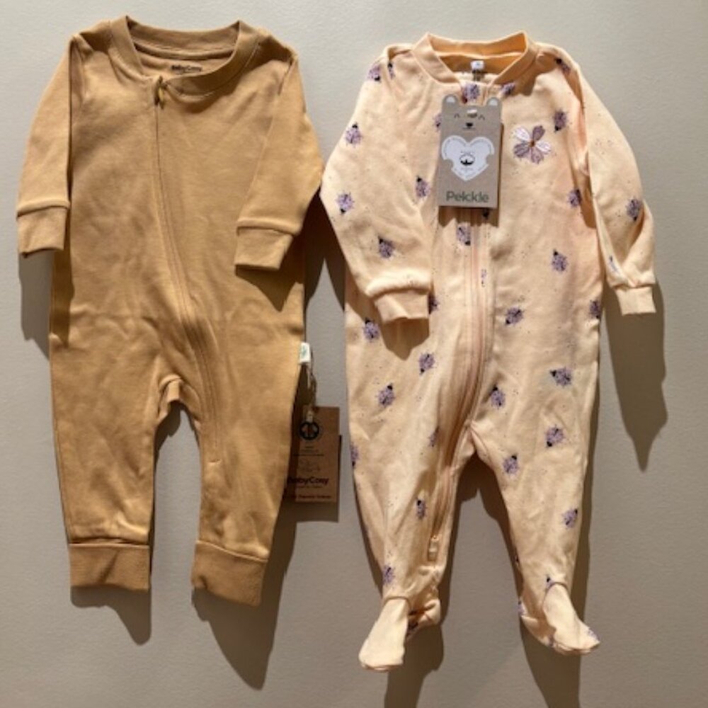 Baby Cosy sleeper Size 3-6 mo. PLUS Pekkle sleeper Size 6 mo. - NWT